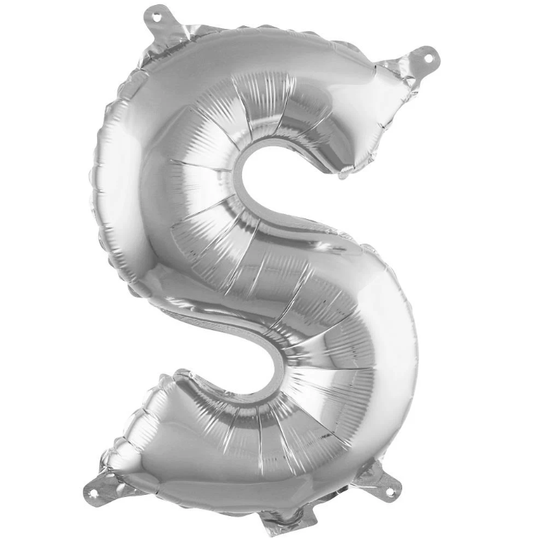 Folyo Balon Gümüş S 16 İnç 36 Cm